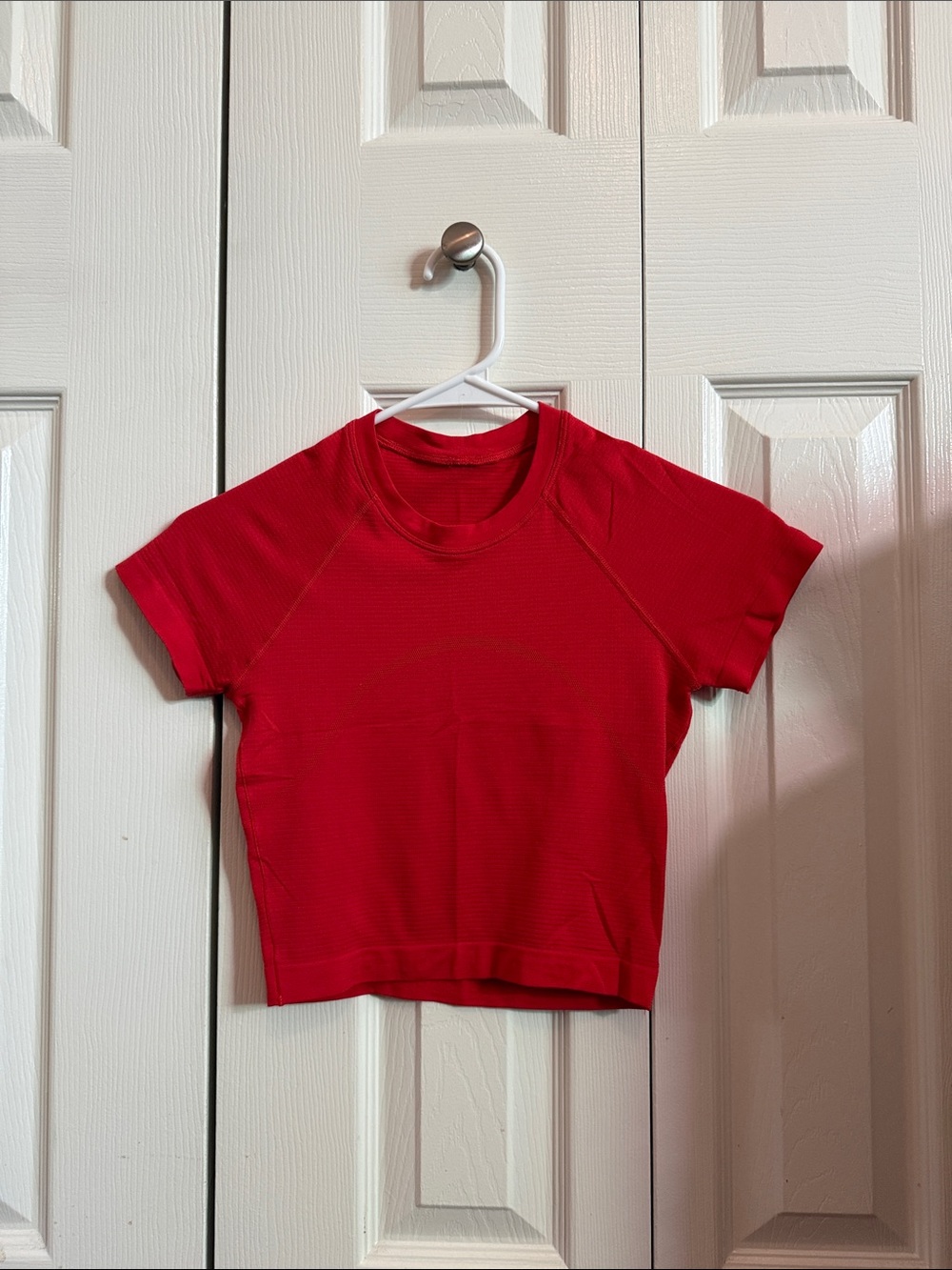 lululemon athletica Red Short-Sleeve Kids Active Tee